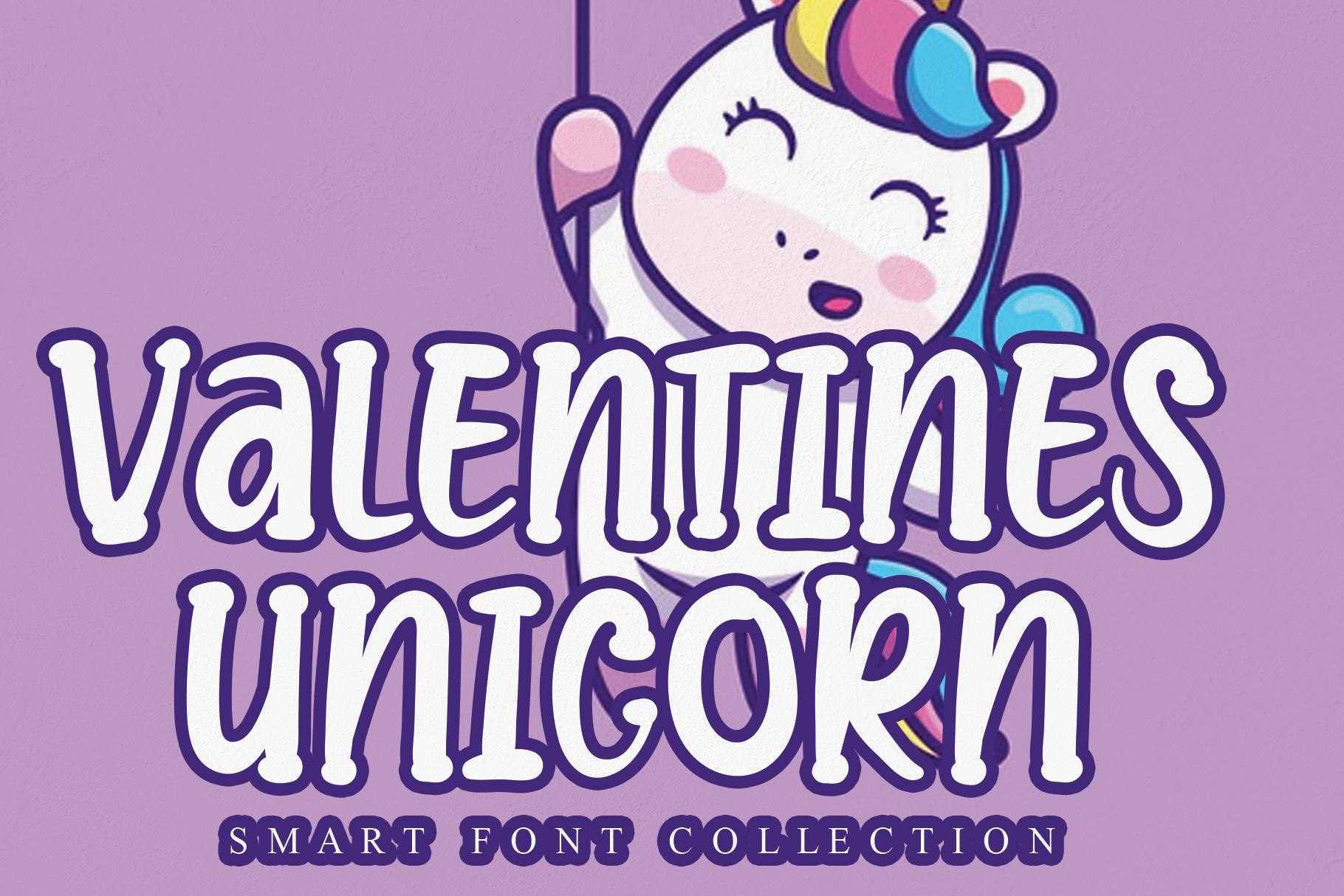 Valentines Unicorn Font