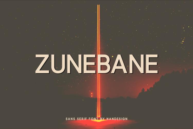 Zunebane Font