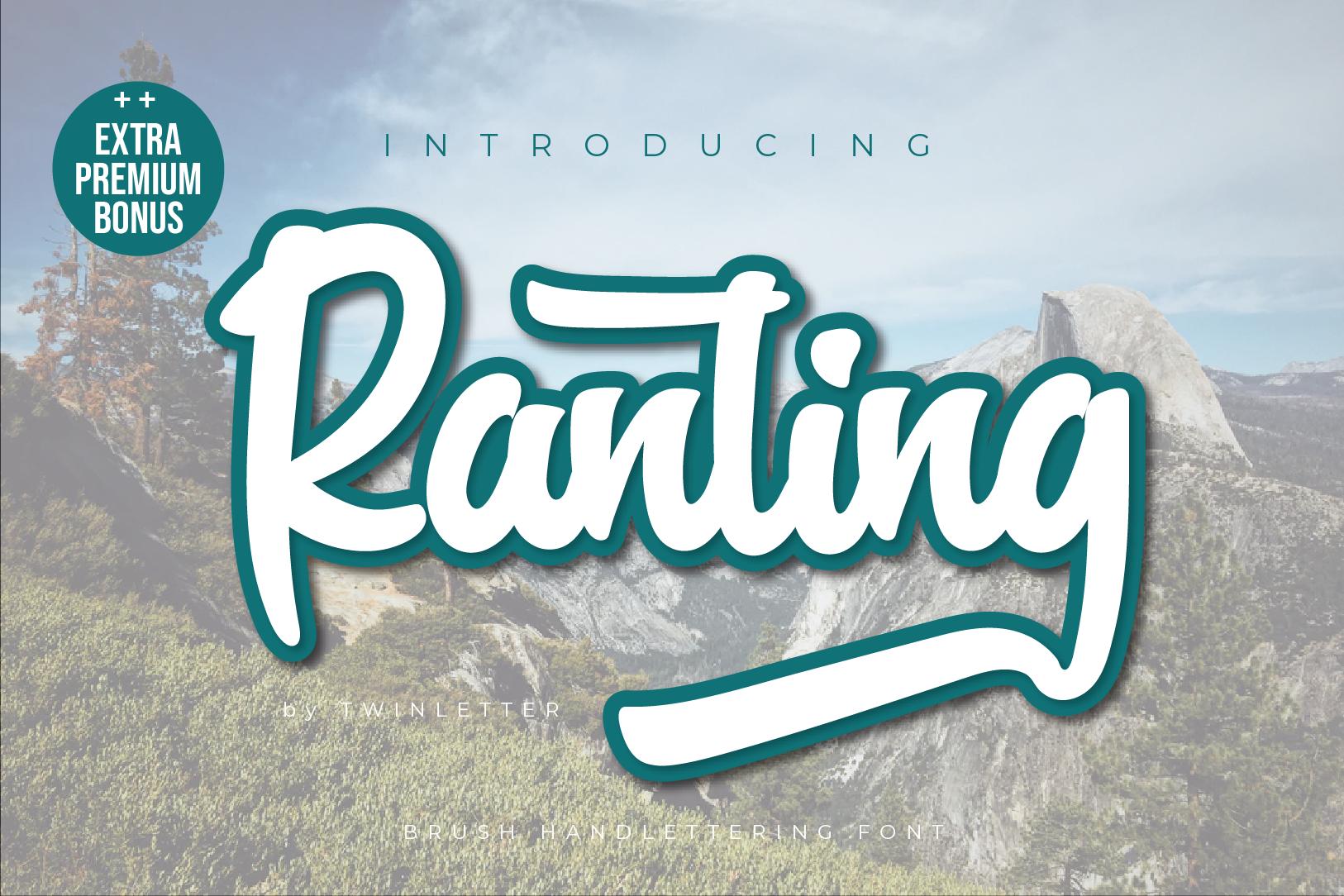 Ranting Font