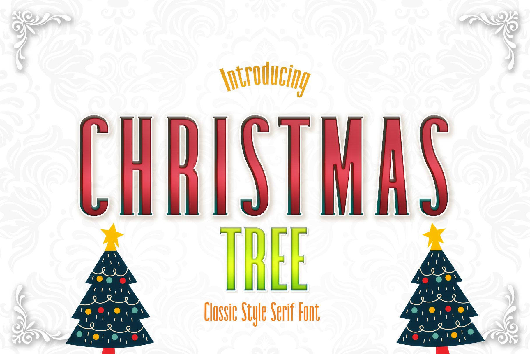 Christmas Tree Font
