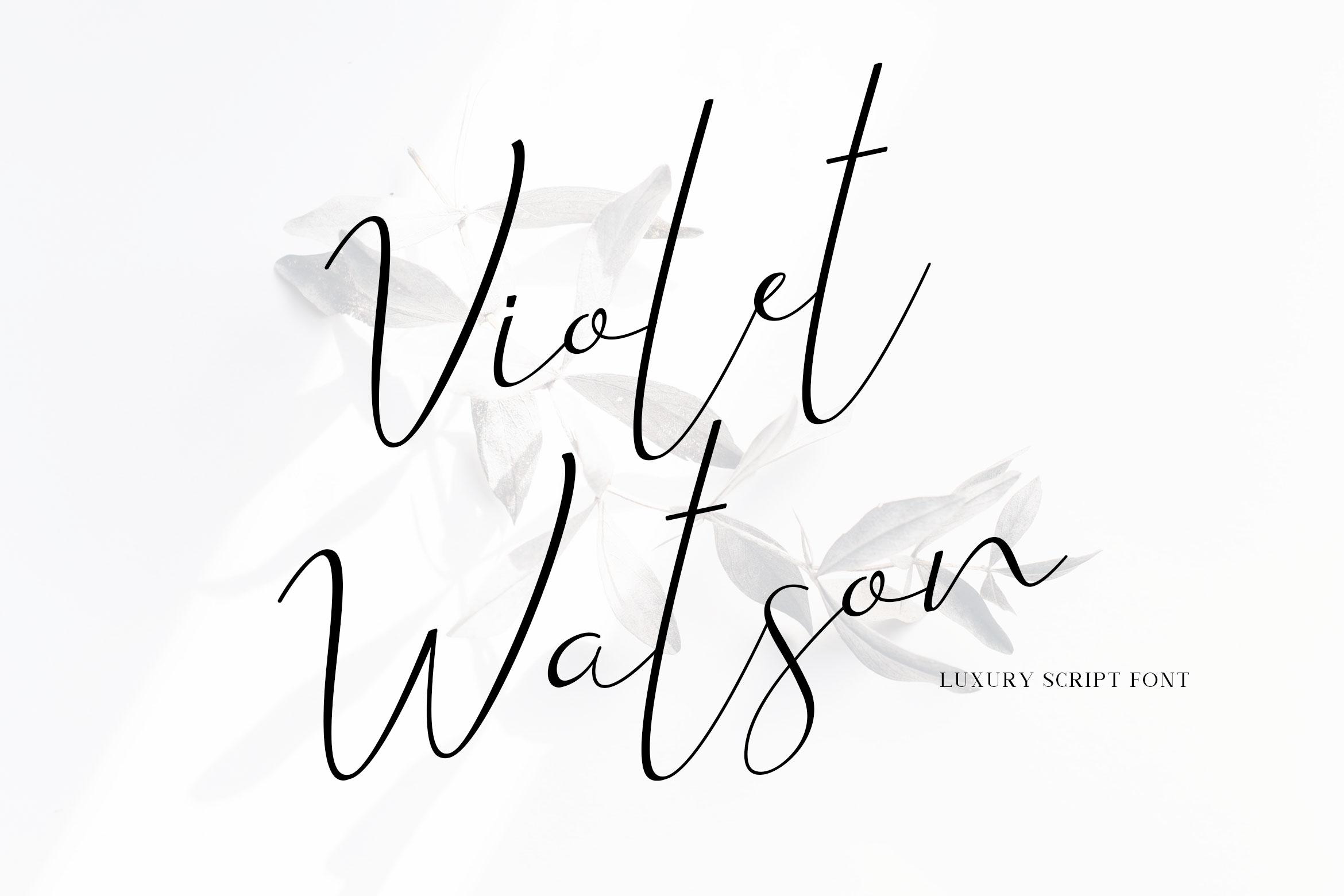 Violet Watson Font