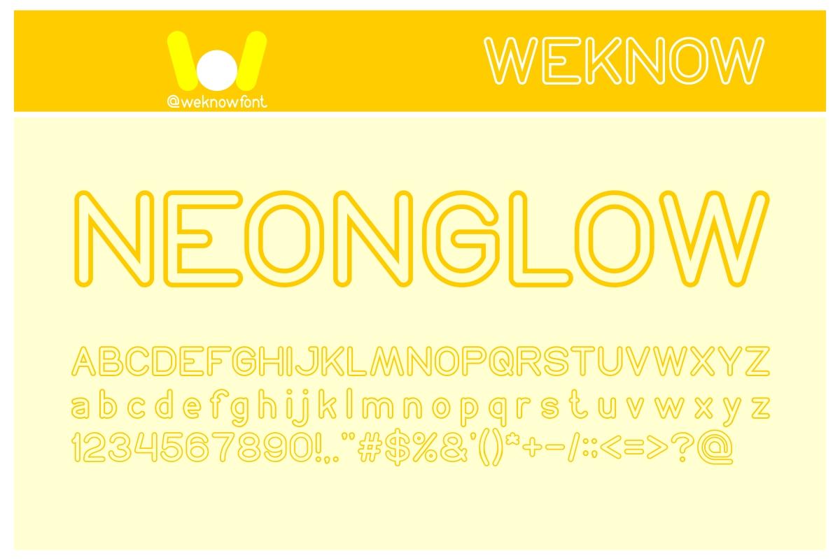 Neon Glow Font