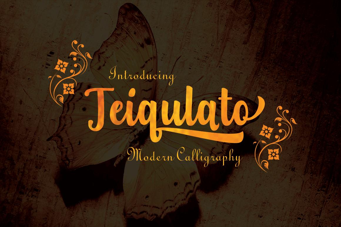 Teiqulato Script Font