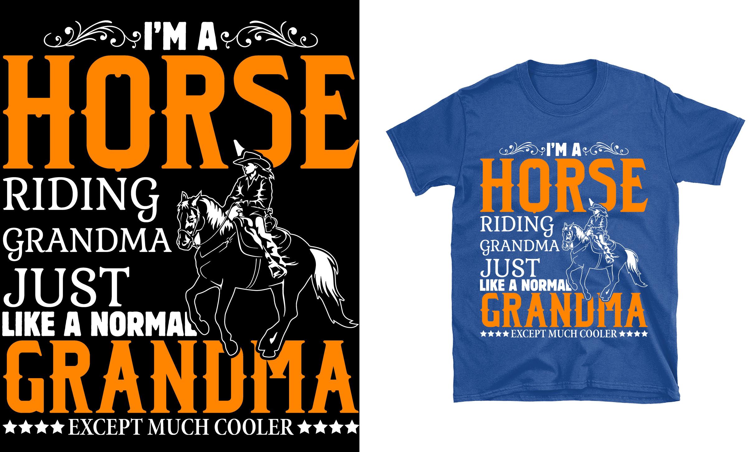 I Am Horse Riding Grandmahi
