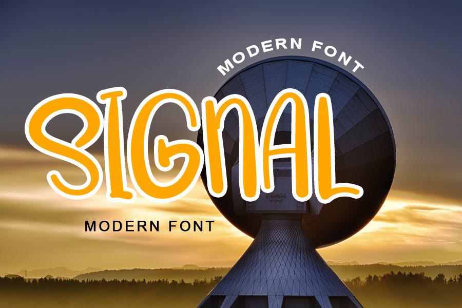 Signal Font