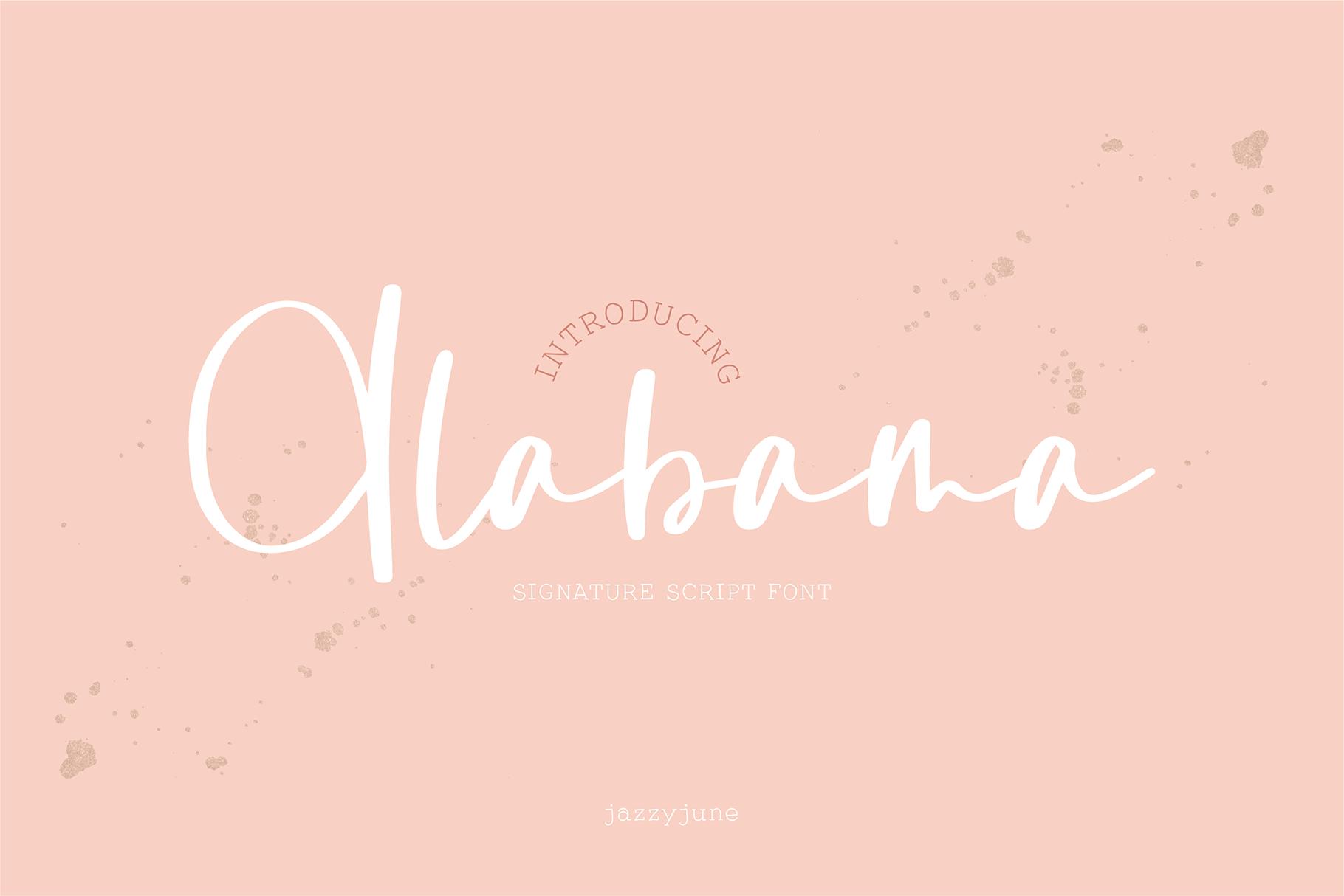 Alabama Font
