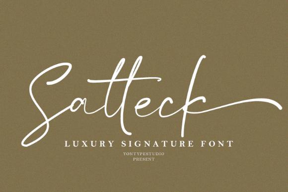 Satteck Font