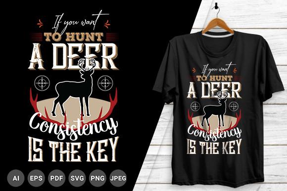 Hunting Deer T-shirt Design