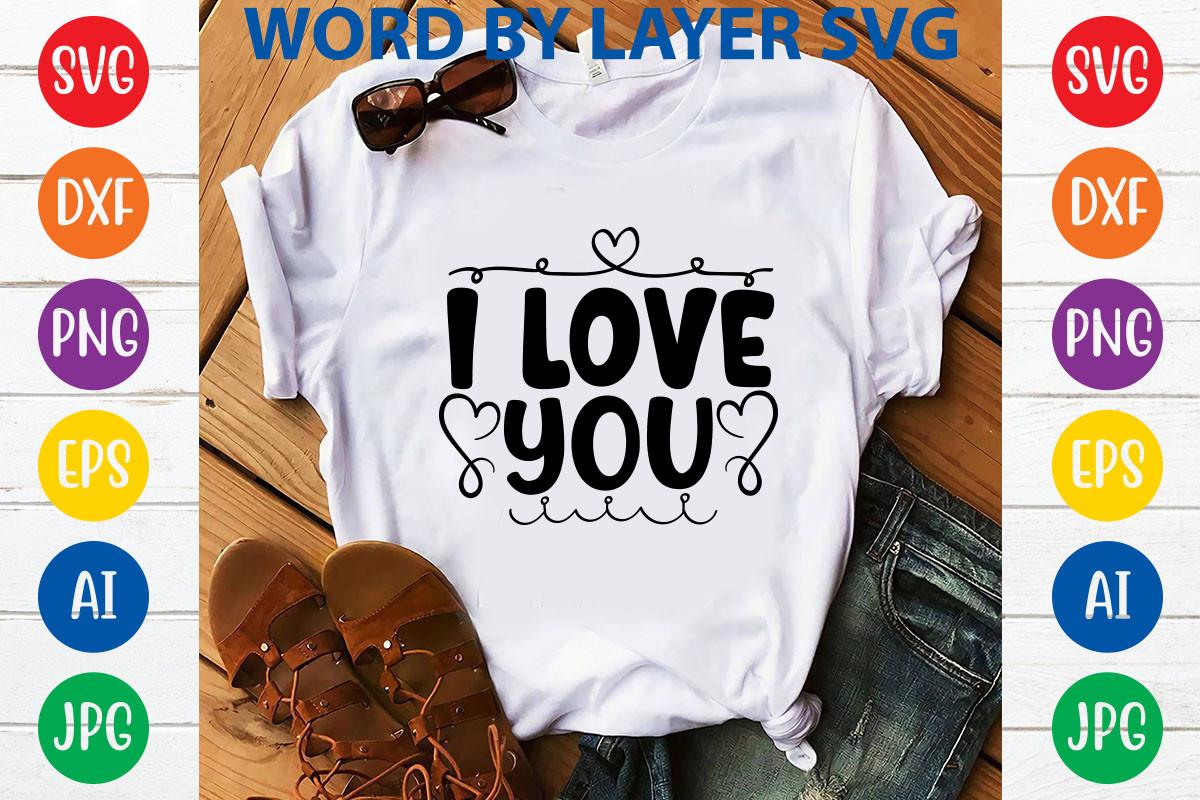 I Love You Svg Design