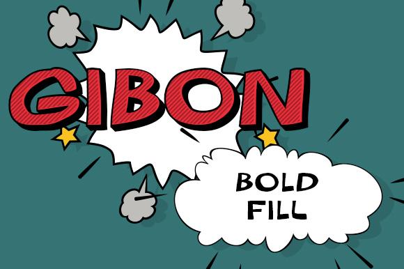Gibon Bold Fill Font