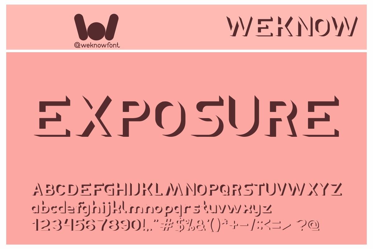 Exposure Font