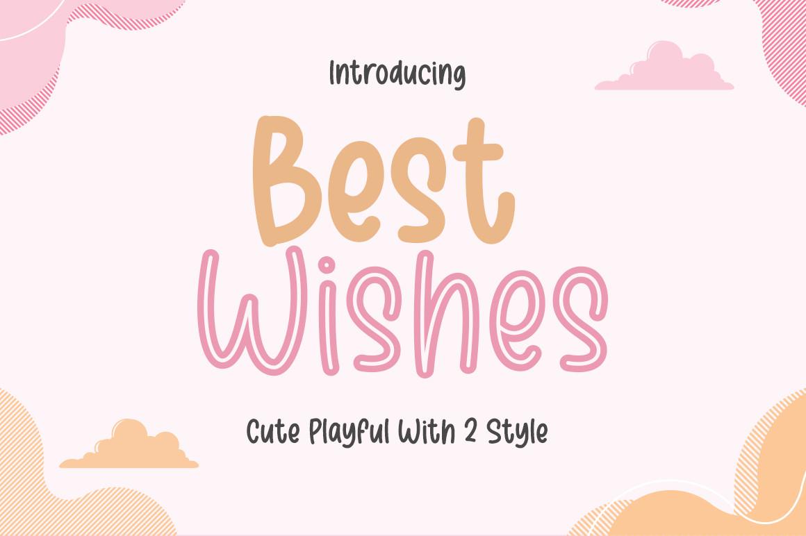 Best Wishes Font