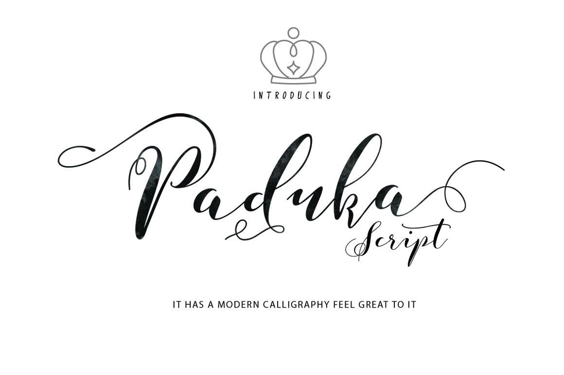 Paduka Script Font