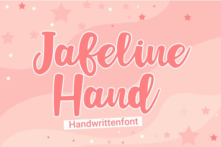 Jafeline Hand Font