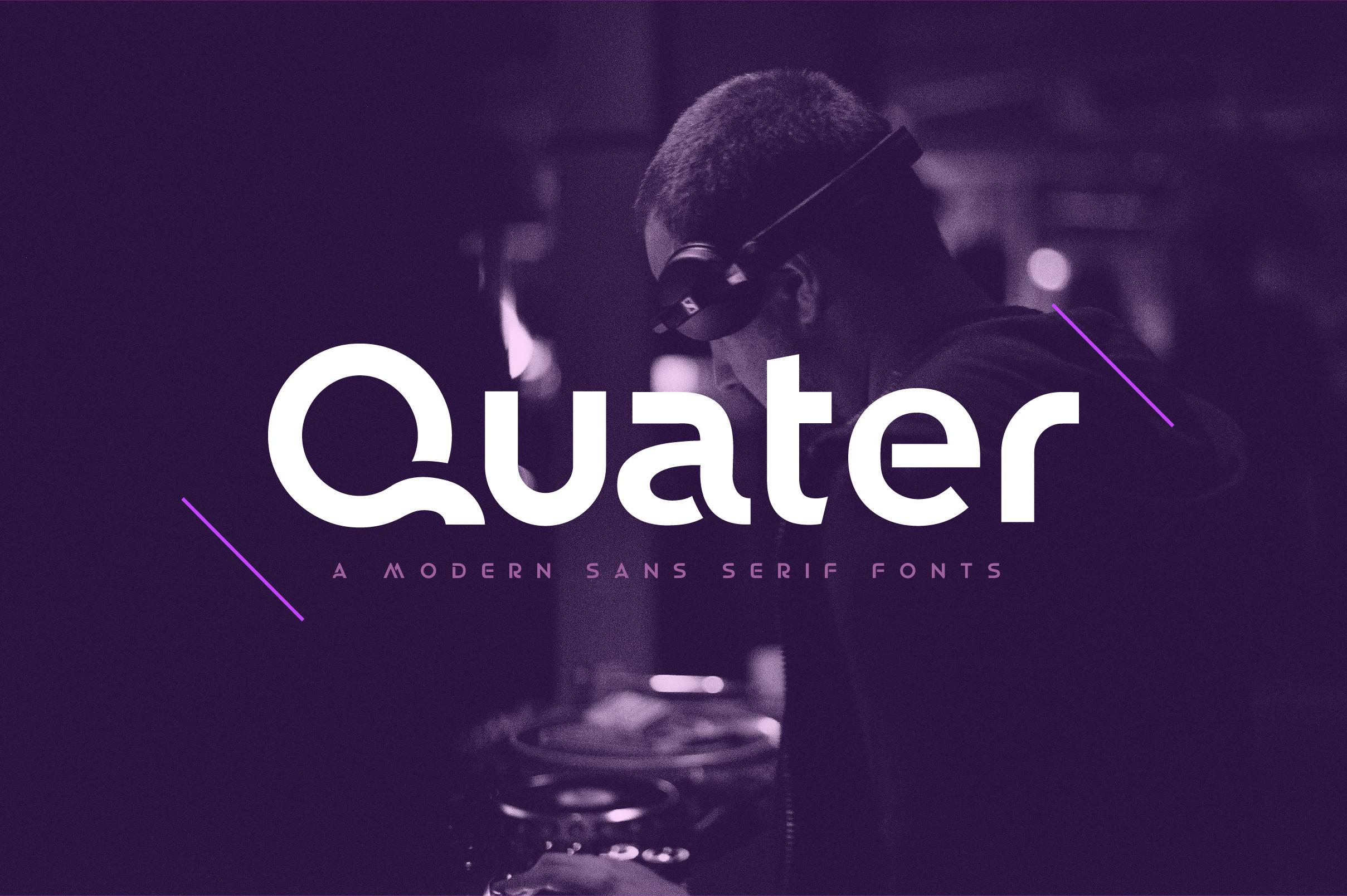 Quater Font