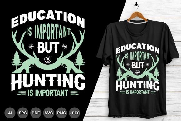 Hunting Deer T-shirt Design