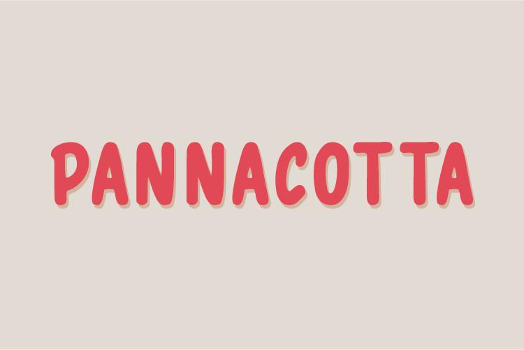 Pannacotta Font
