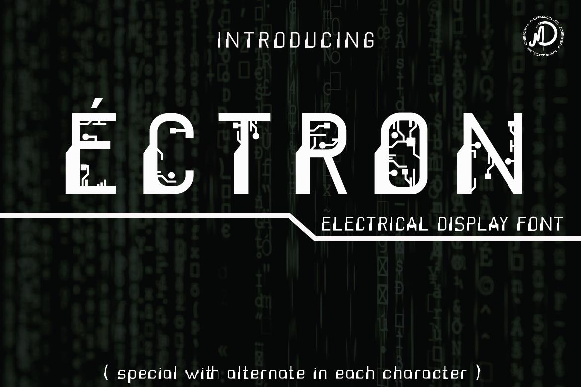 Ectron Font