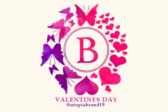 Valentines Day Monogram Font