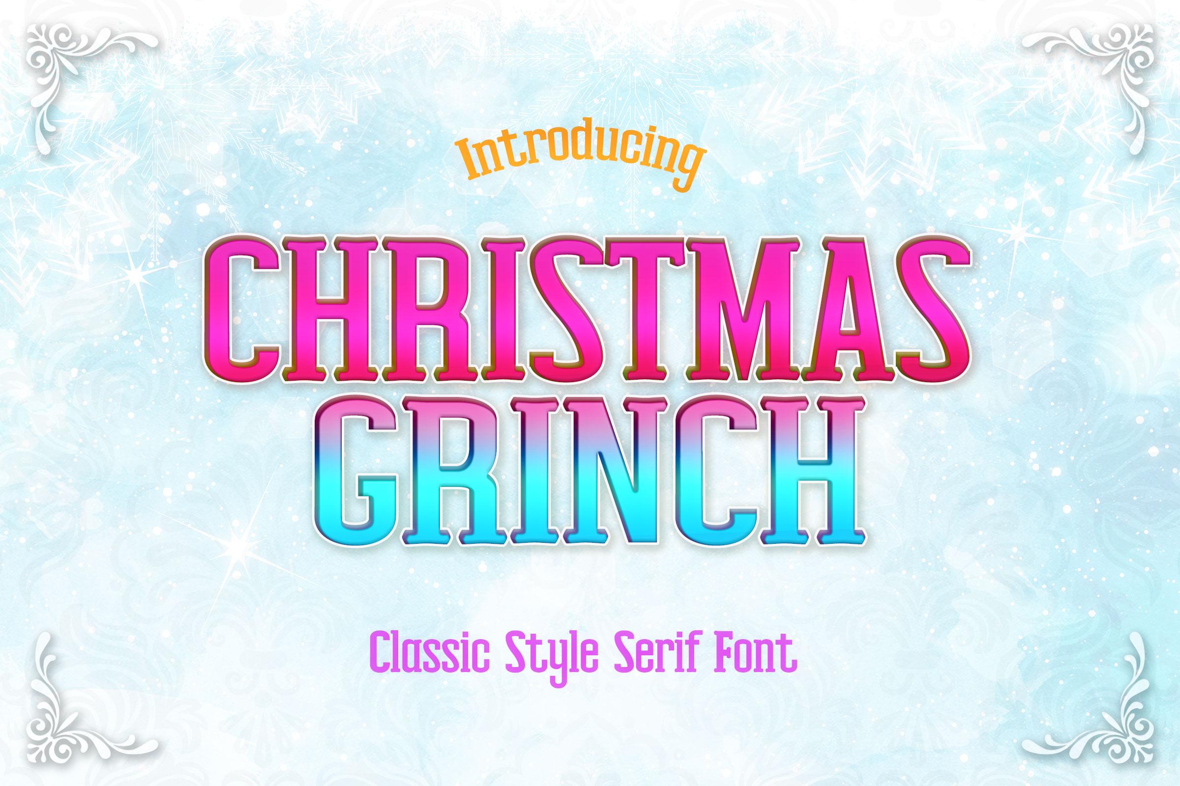 Christmas Grinch Font