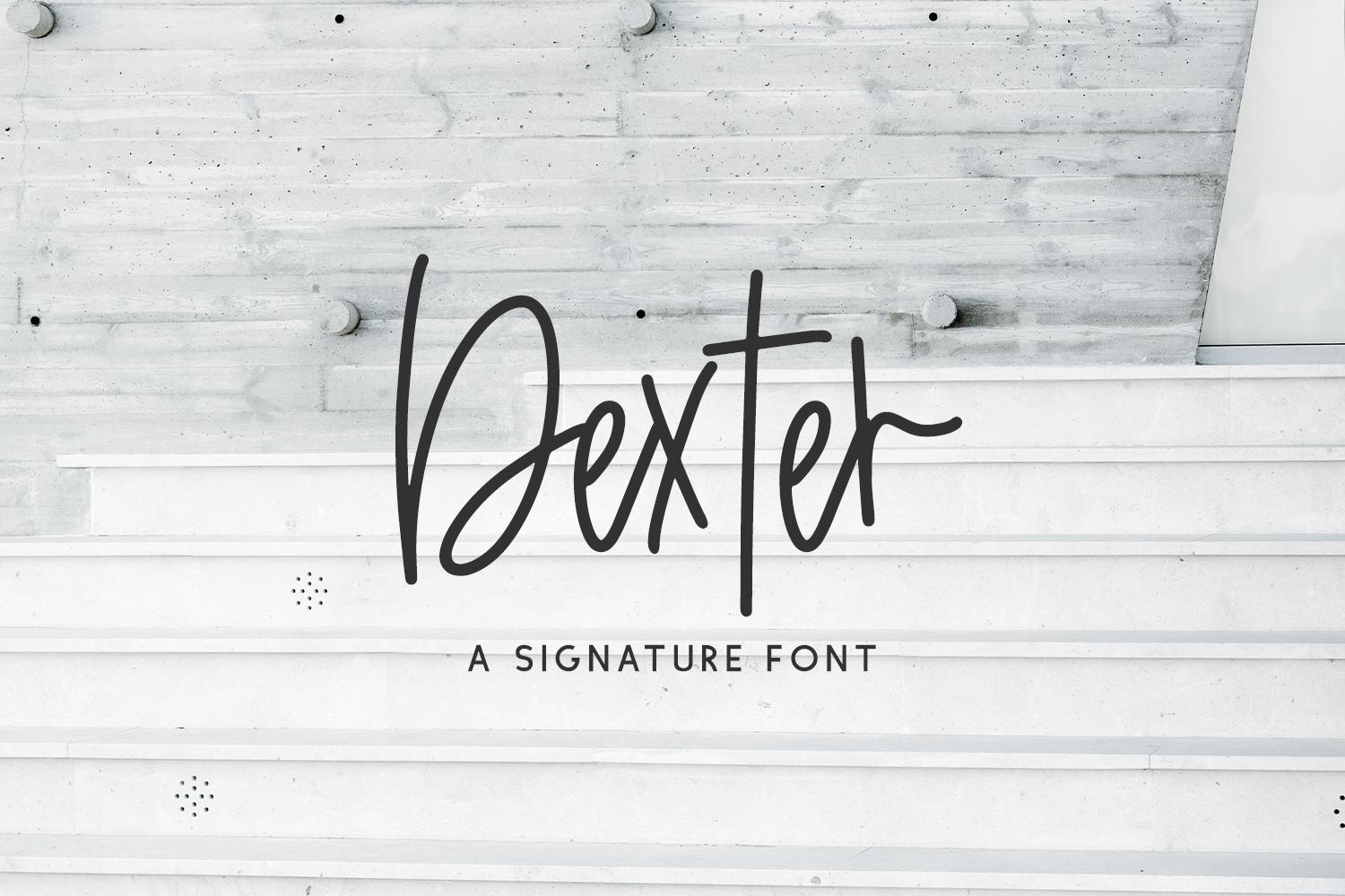 Dexter Script Font