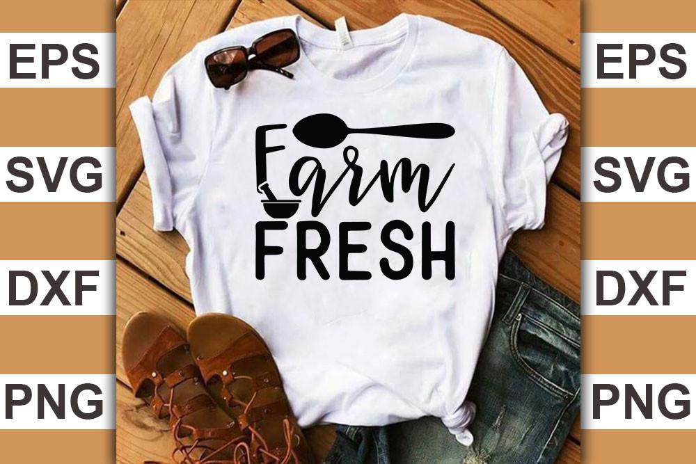Kitchen Quotes Svg Cut Files, Farm Fresh