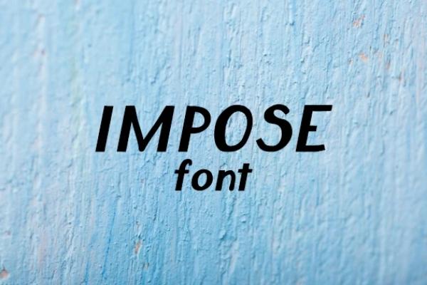 Impose Font