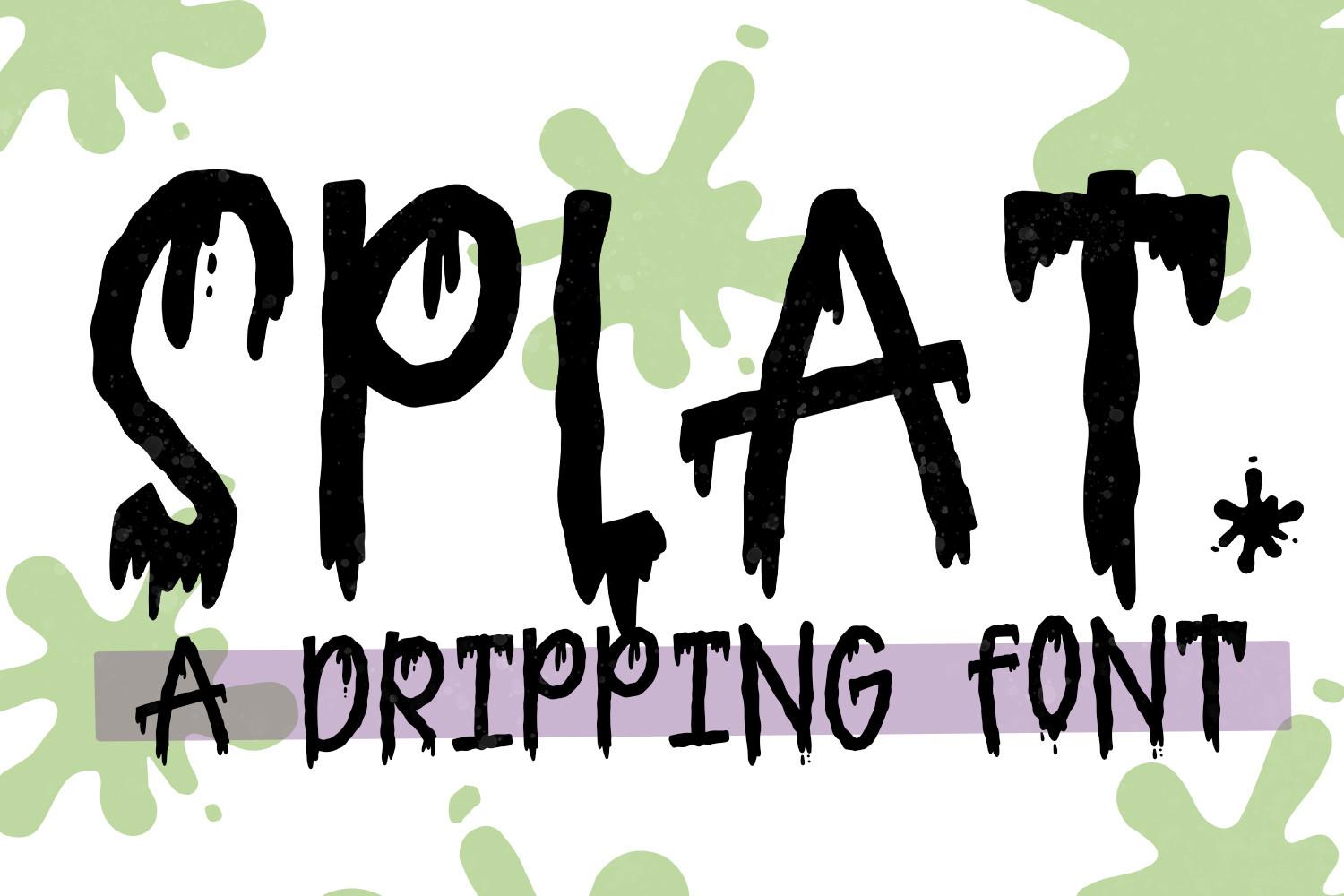 Splat Font