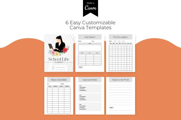 School Life Planner Canva Template