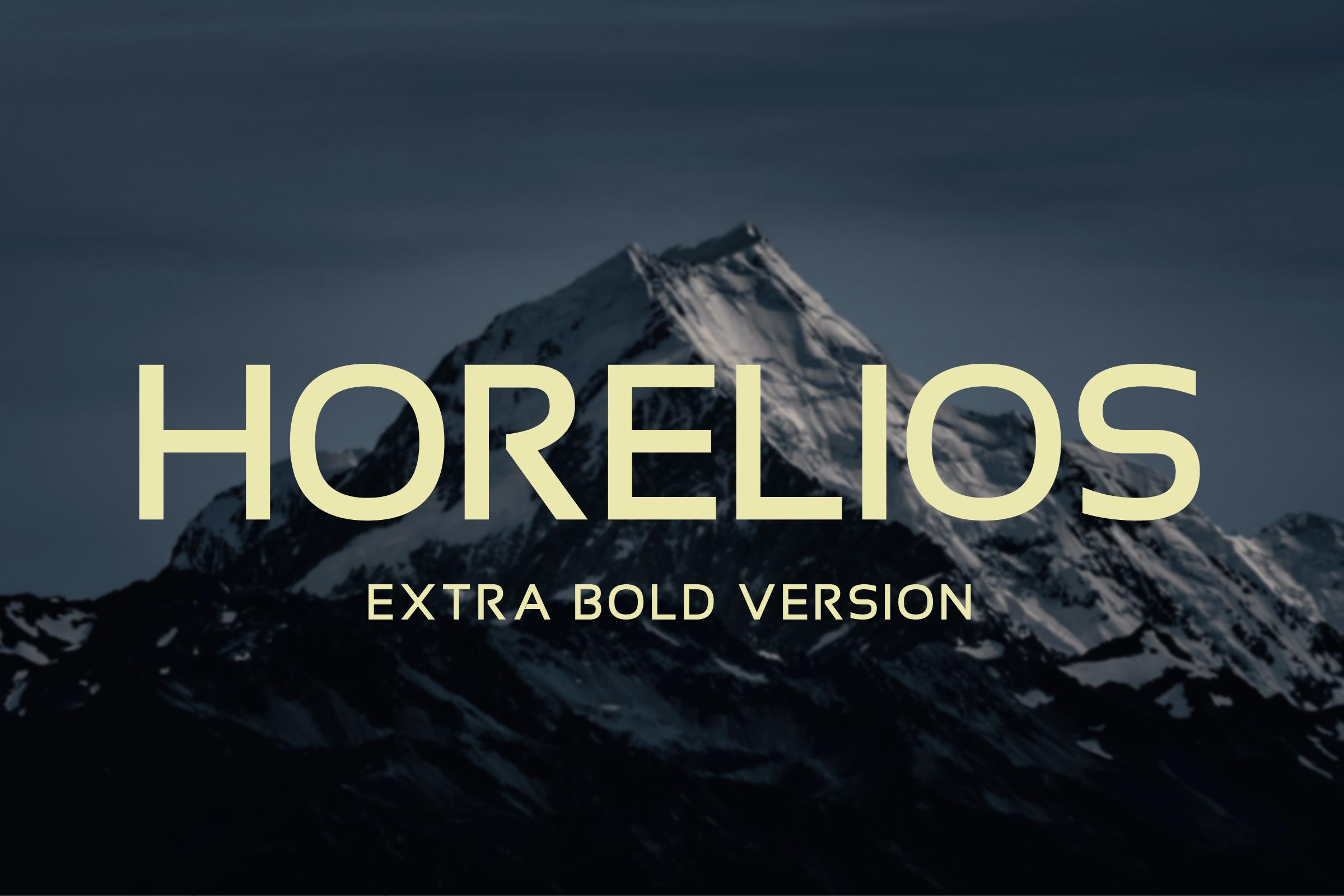 Horelios Extra Bold Font