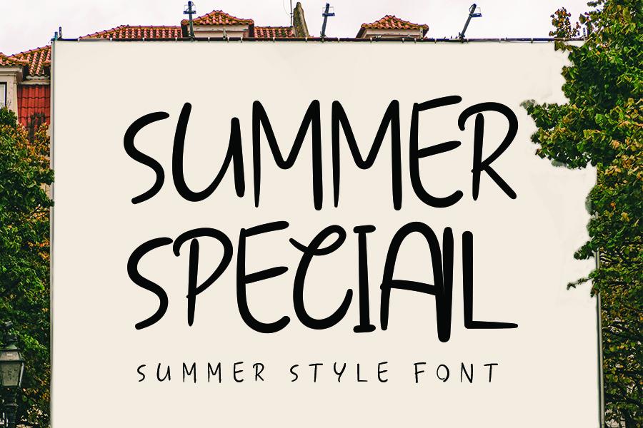 Summer Special Font