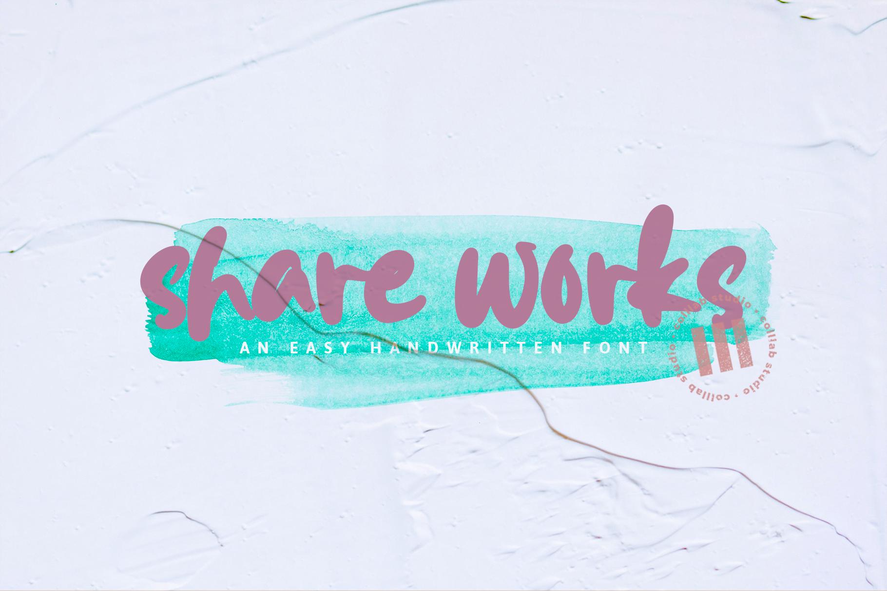 Share Works Font