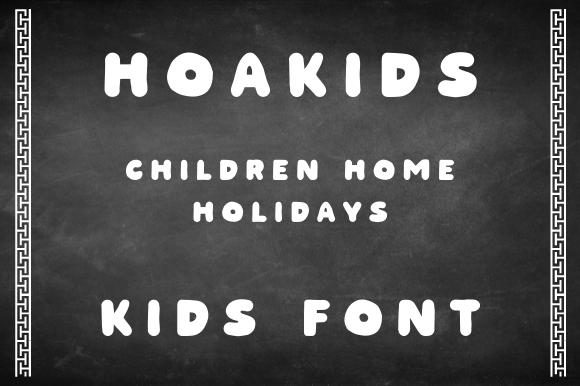HOAKIDS Font