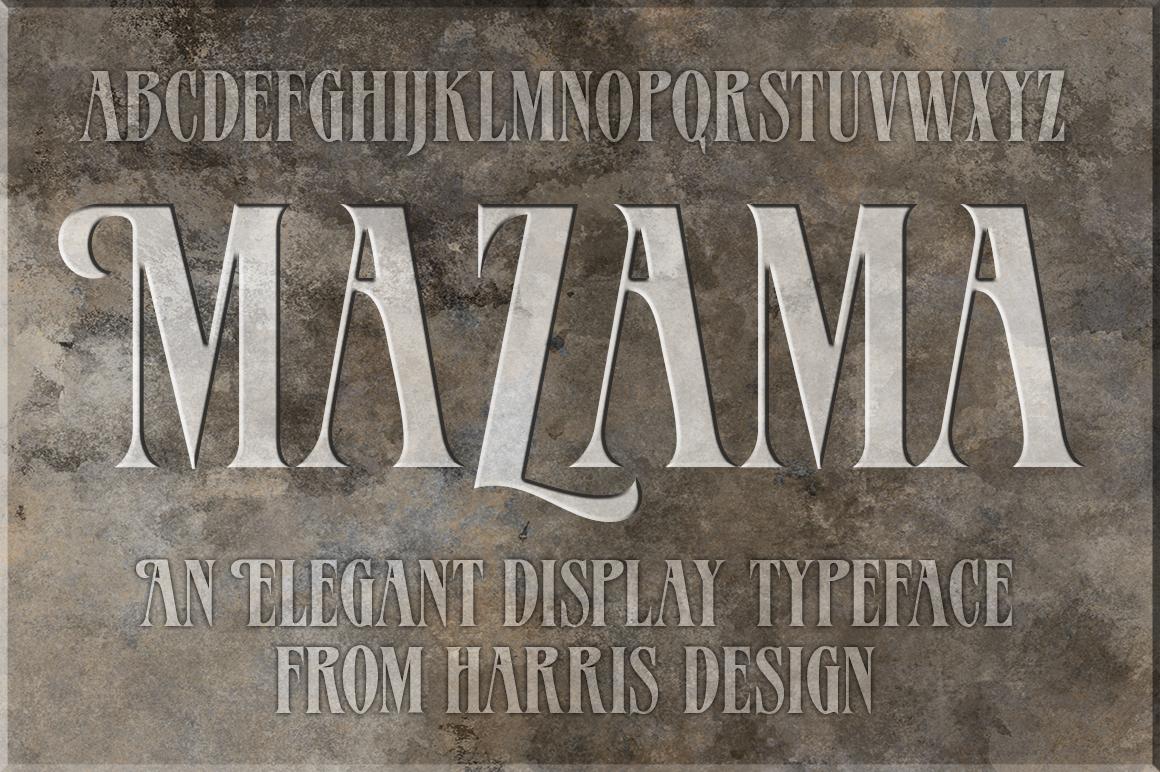Mazama Font