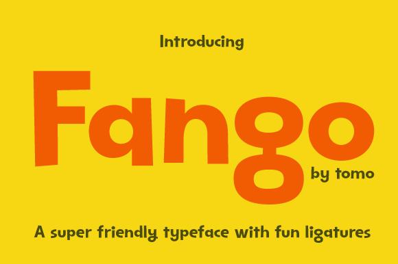 Tomo Fango Font