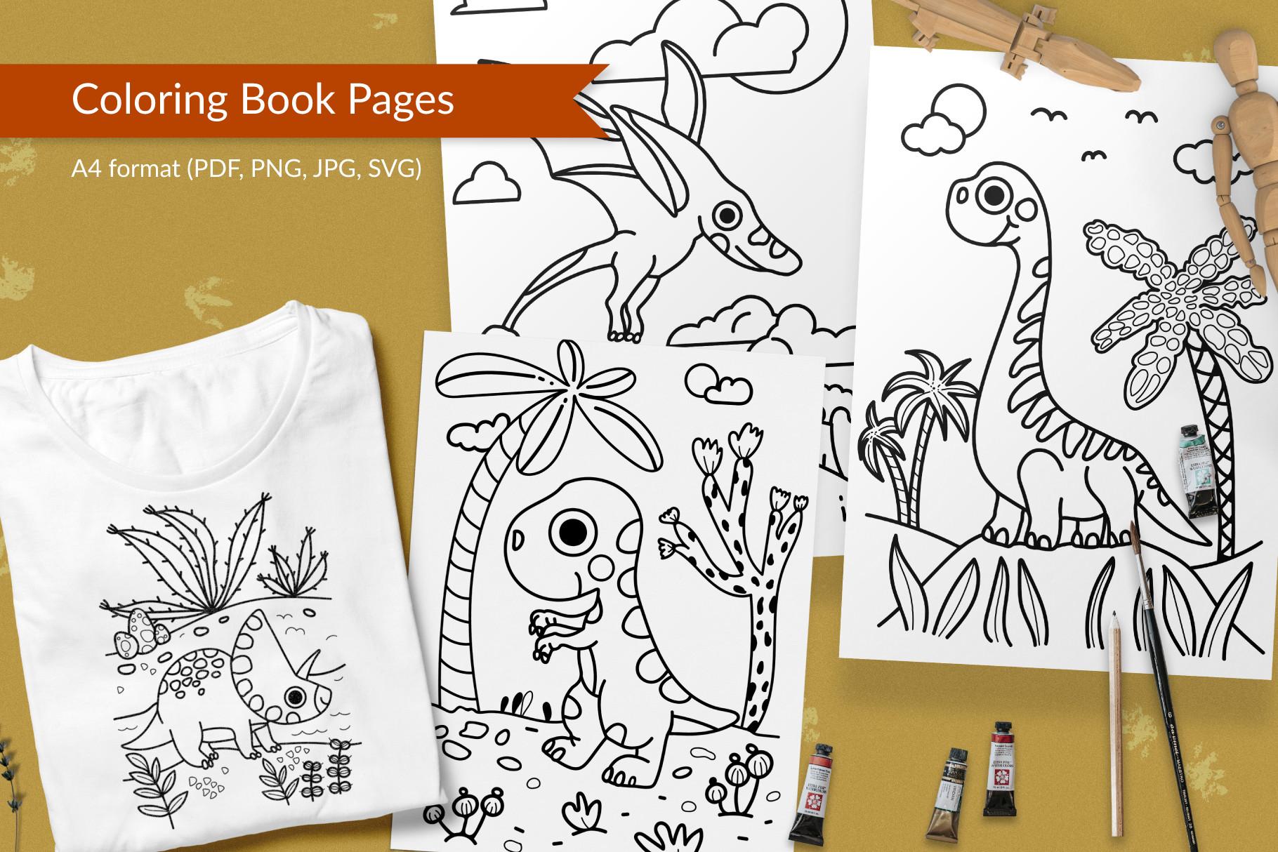 Dinosaur Coloring Pages