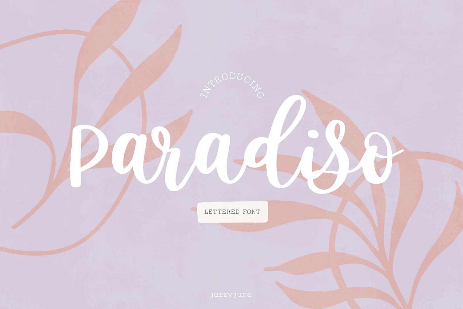 Paradiso Font