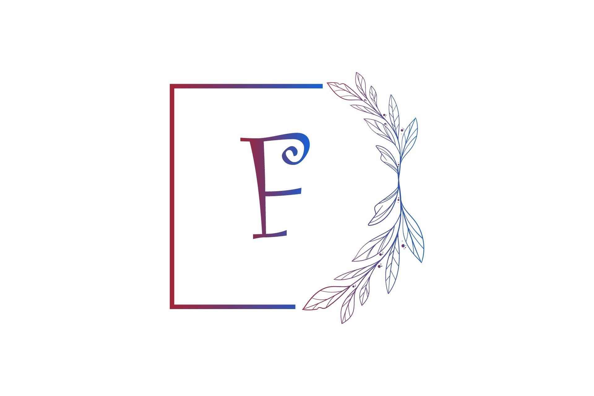 Monogram Floral Symbol
