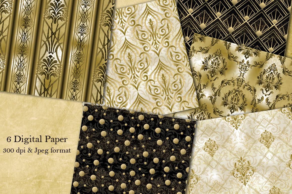 Victorian Damask Seamless Pattern.