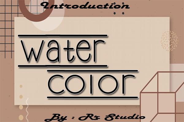 Water Color Font