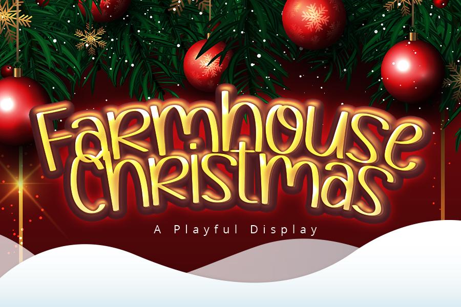 Farmhouse Christmas Font