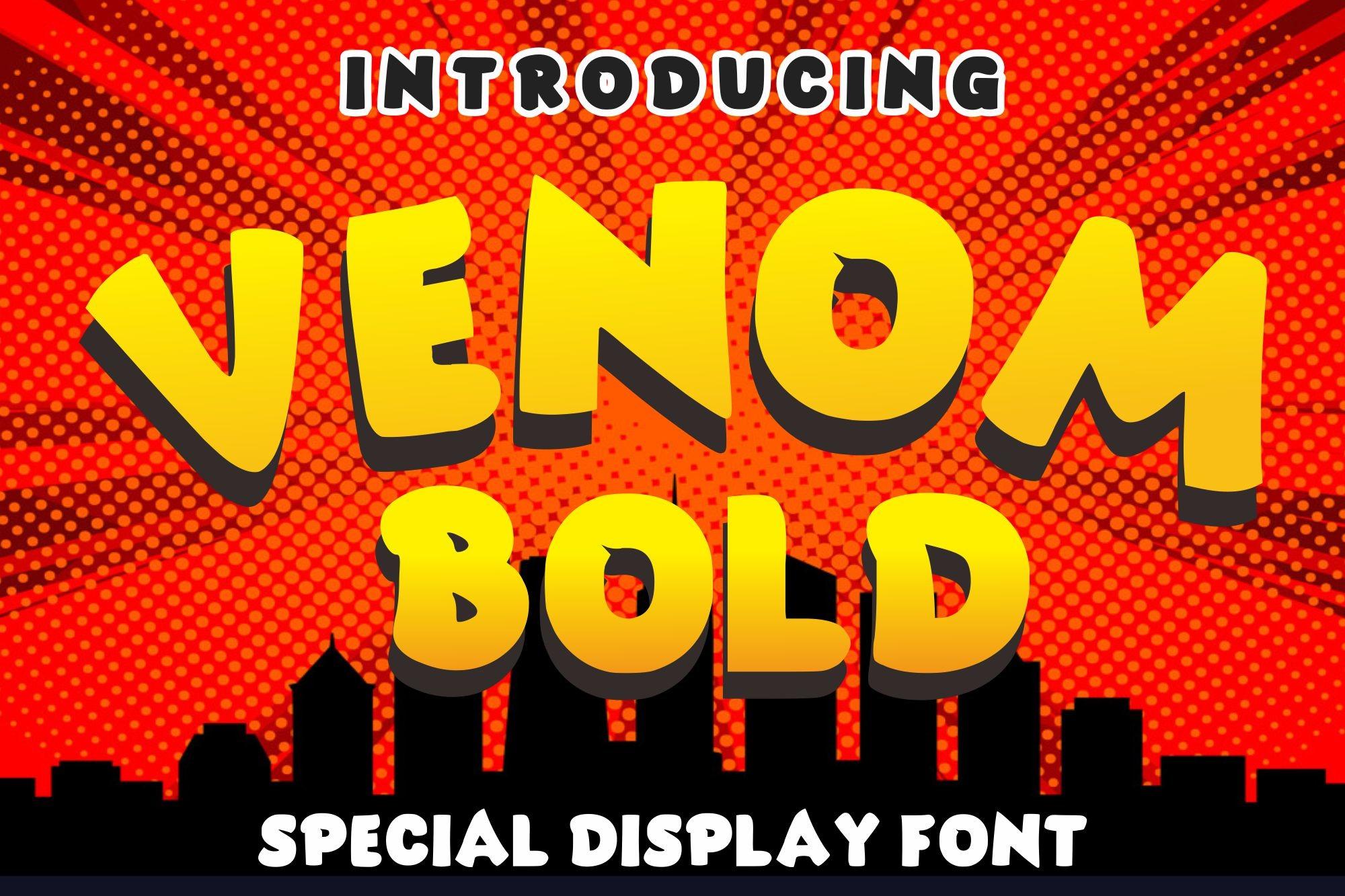 Venom Bold Font
