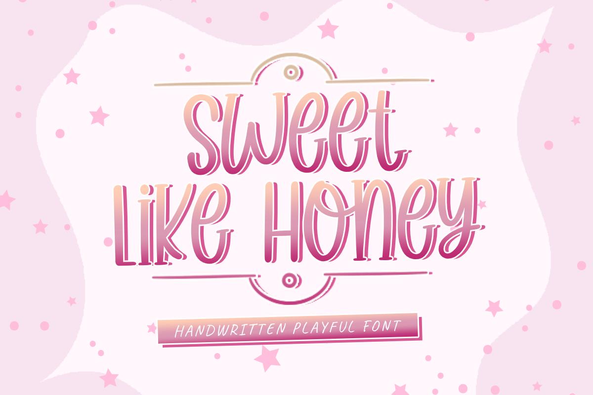 Sweet Like Honey Font