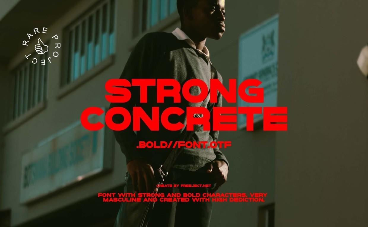 Strong Concrete Font