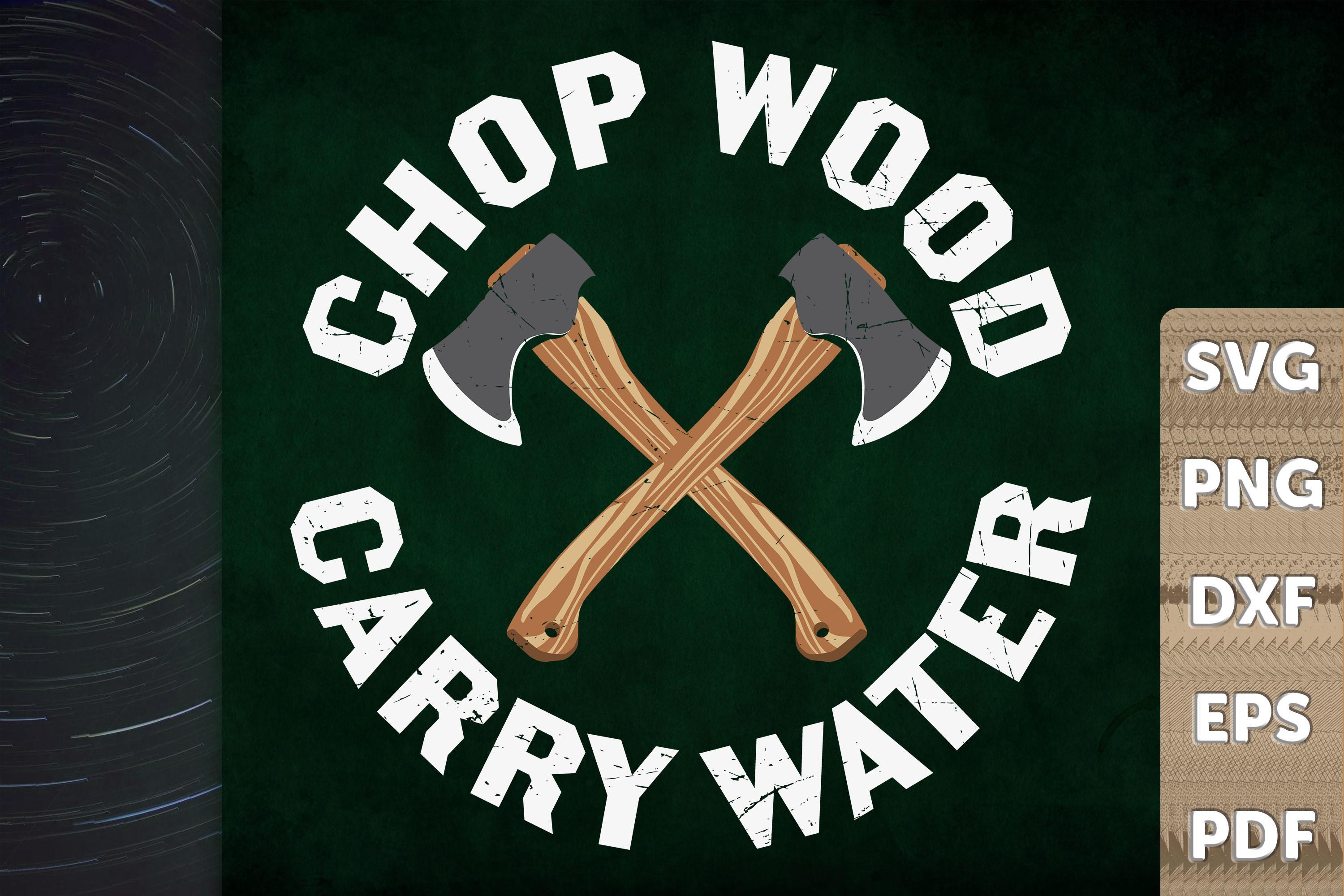 Woodworker Carry Water Mindful Meditator
