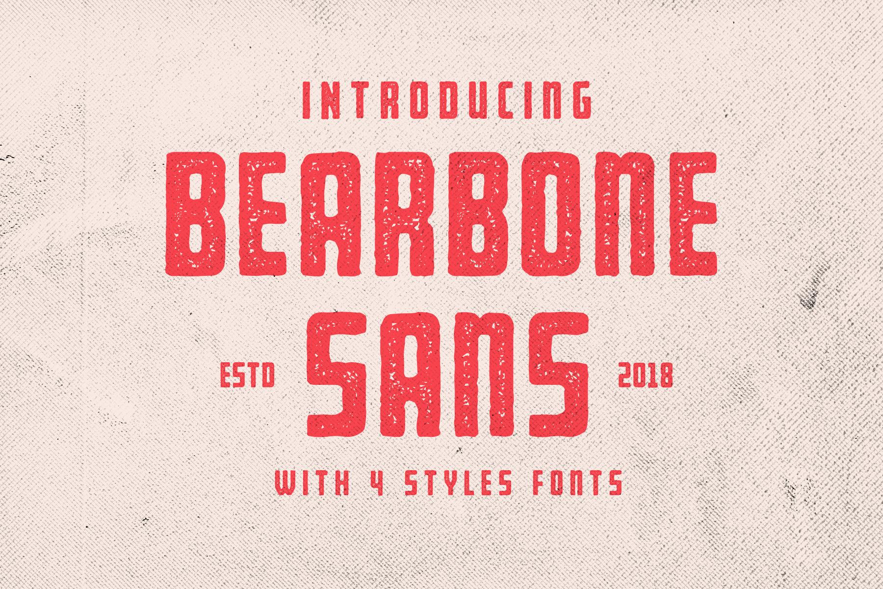 Bearbone Sans Font