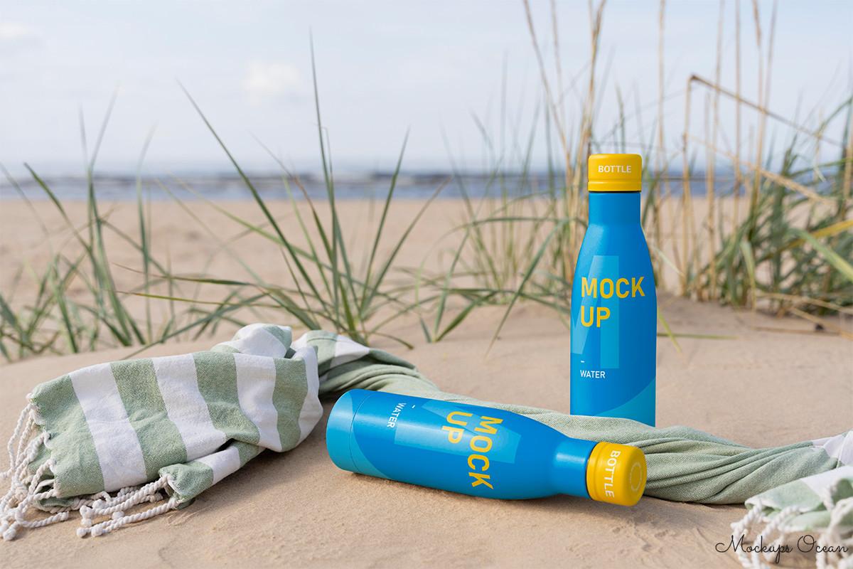 Water Bottle Mockup