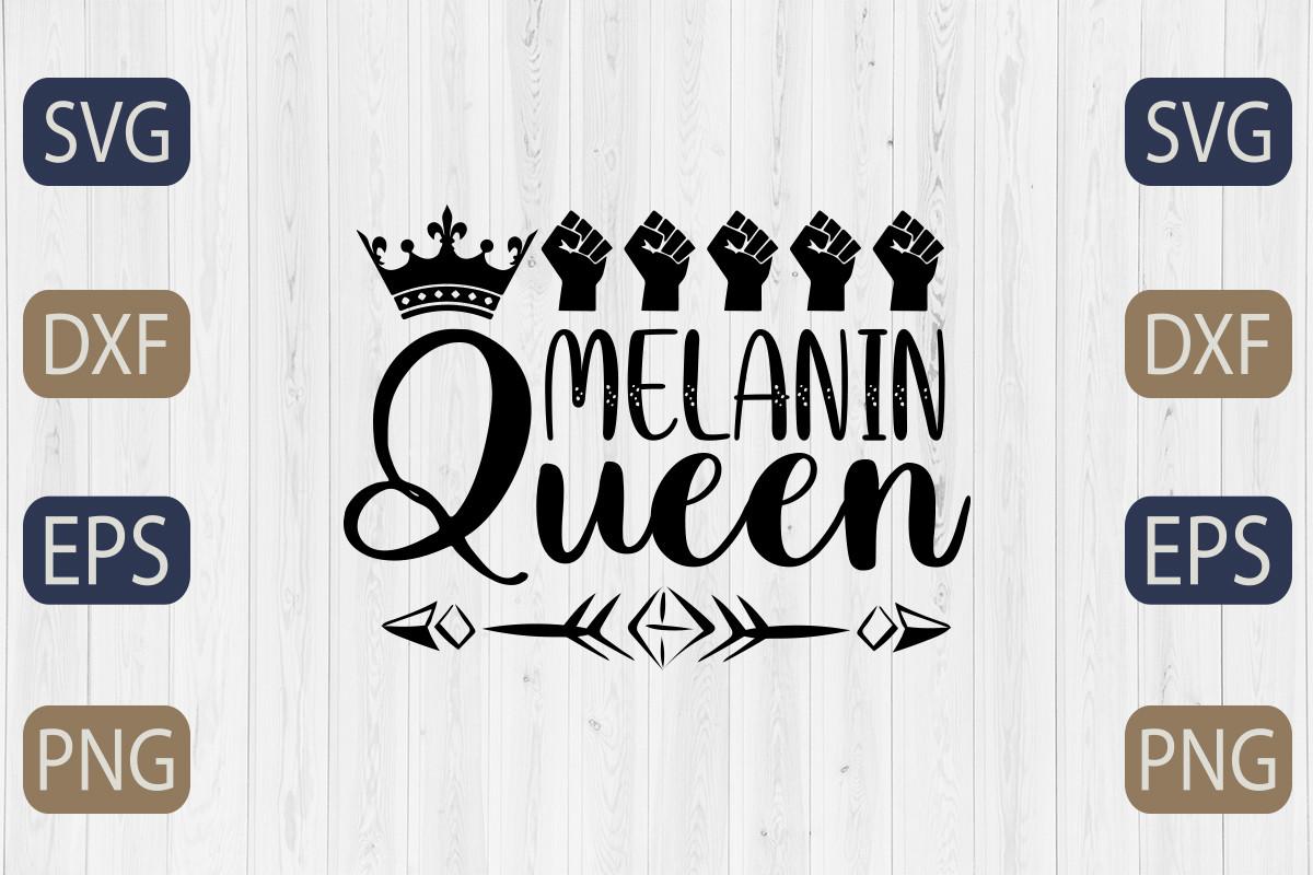 Melanin Queen Svg