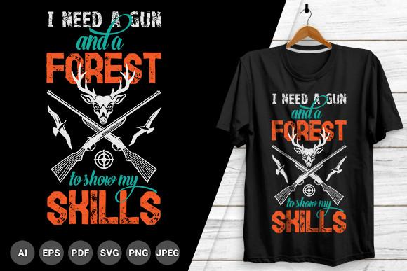 Hunting Deer T-shirt Design