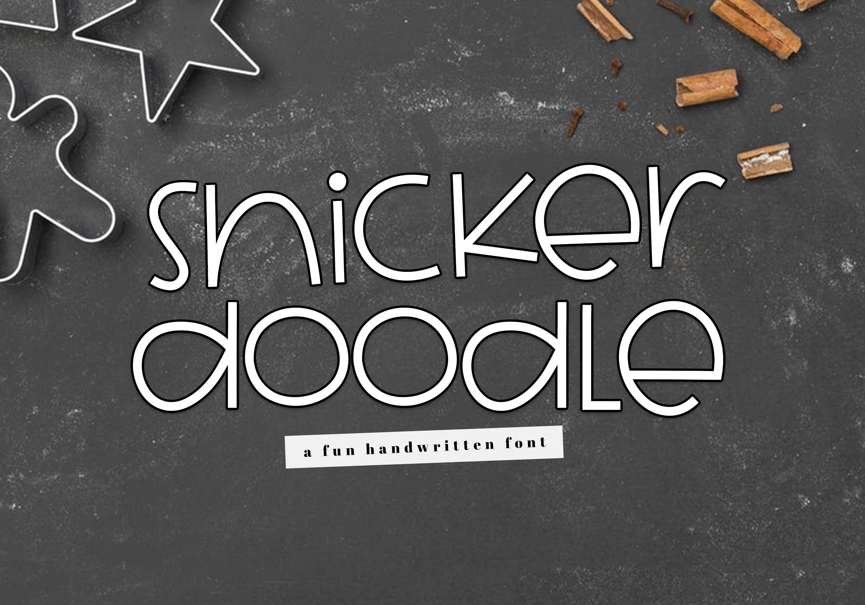 Snickerdoodle Font